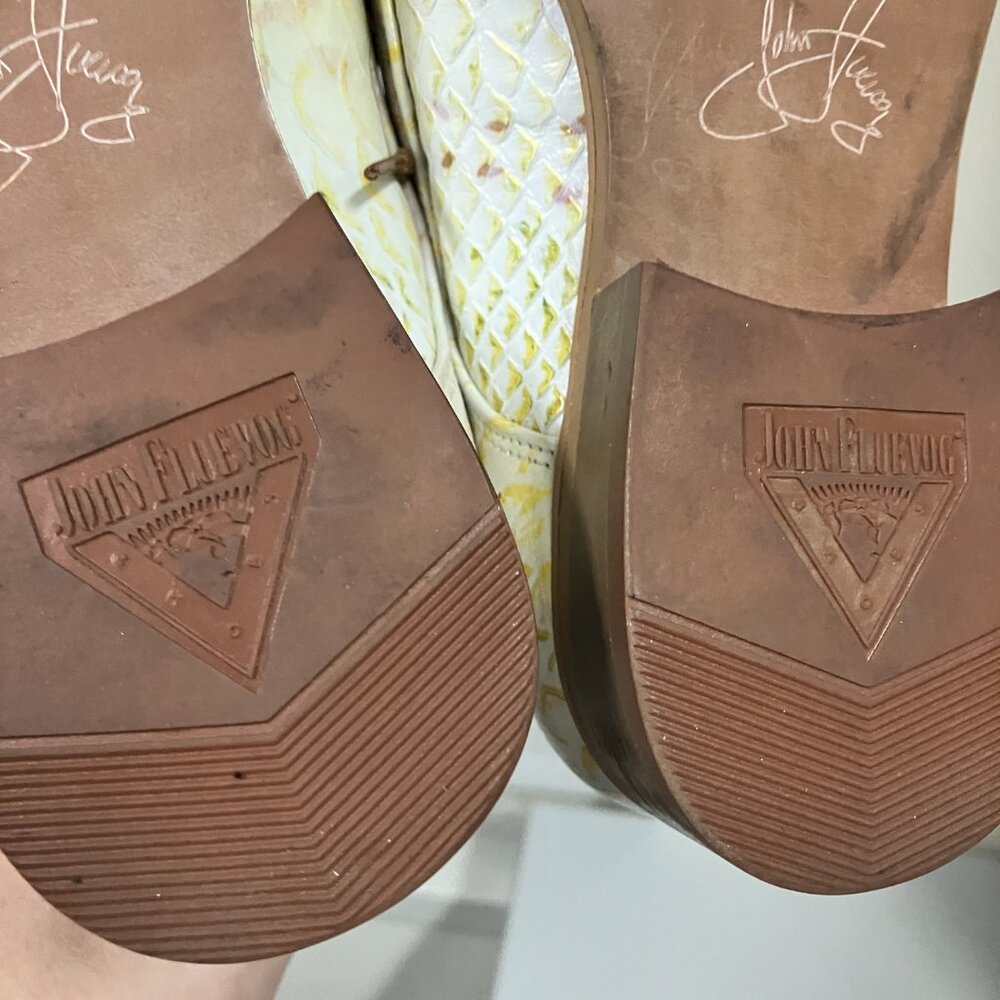 *Barely Worn* 2019 Fluevog Modvog ACE FACE! Snake, Size Men's 5 (Women's 8.5)! - Picture 11 of 13